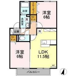 ウィルモア ウエストの物件間取画像